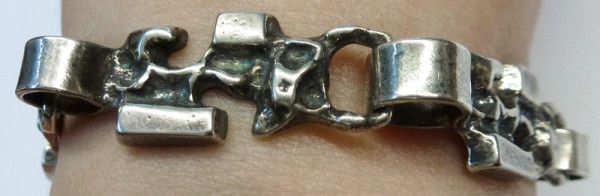 Silber 835/- Armband Lapponia Stil 19 cm