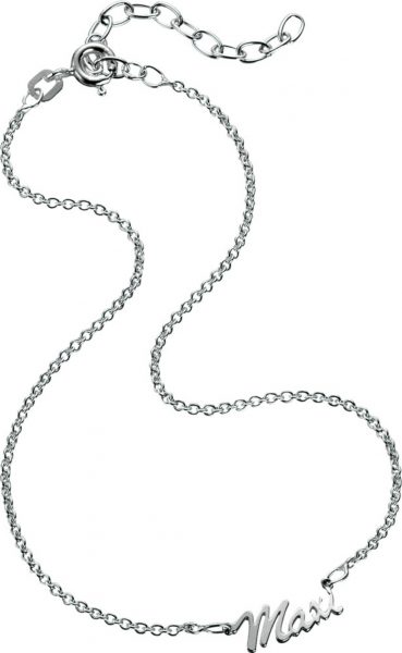Namensfusßkette Silber Sterlingsilber 925/- Personalisierte Kette