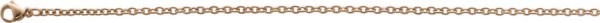 Ankerarmband in Sterling-silber 925/-, rosévergoldetin 20cm länge, poliert