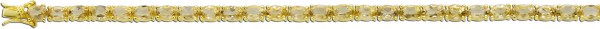 Edelsteinarmband – Edelsteincollier Sterling Silber 925 gelb vergoldet Citrin