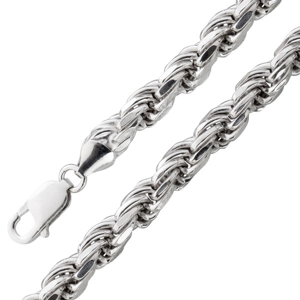 Kordelkette Halskette Silberkette 925 massiv gedreht rund Herrenkette Damenkette