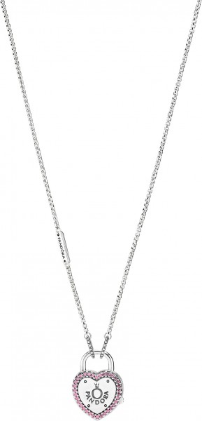 PANDORA SALE – Halskette 396583FPC-60 Kette mit Anhänger Liebesversprechen 60cm Länge