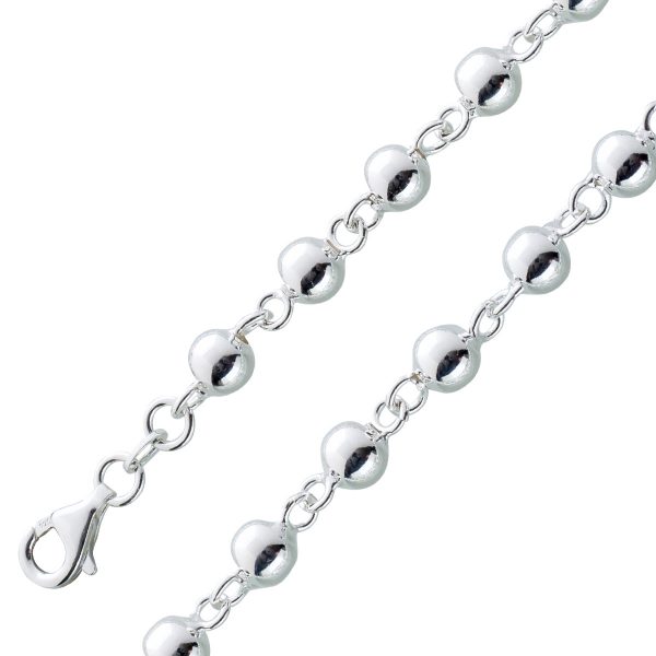 Kugelkette / Kugelarmband Silber 925 Silberarmband Silberkette Damen