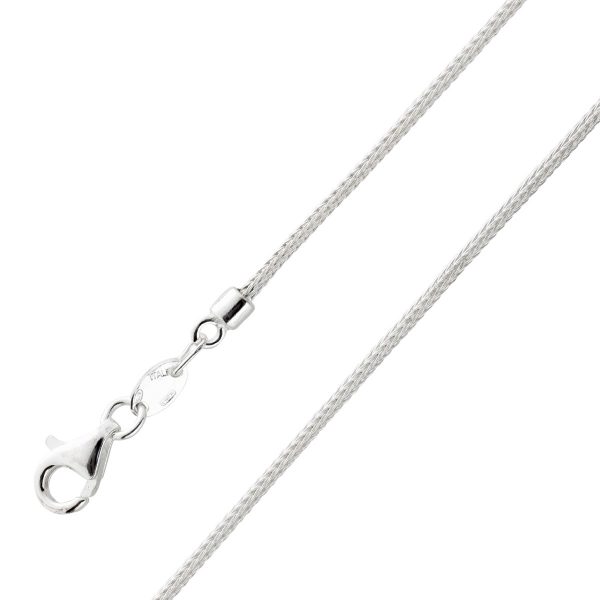 Strumpfkette Halskette Armband Silber 925 Netzartig Damen Herren