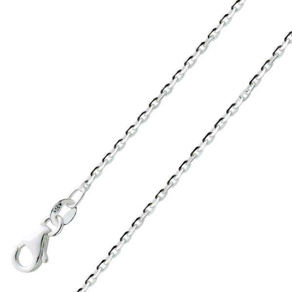 Ankerkette Halskette Armband Silber 925 Damen Herren 18-50cm