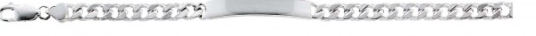 Massives Armband / ID-Band aus echtem Silber Sterlingsilber 925/-, 21 cm lang , massiv. Gravurplattengröße 39x6mm, Gravurpreis beträgt je Buchstabe € 1,30, mindestens jedoch € 5,30. Premiumqualität von Deutschlands größtem Schmuckhändler Abramowicz aus St